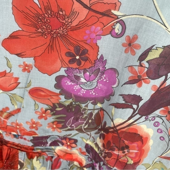 Twin Set Simona Barbieri Blue Popover A Line Ruffled Dress - Picture 9 of 10